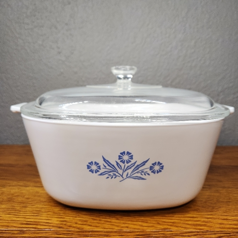Corningware Blue Cornflower Casserole Dish